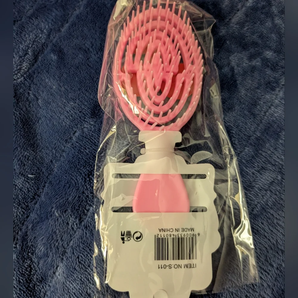 Pink Kids Cherry Hair Comb